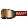100% Accuri 2 Borego Briller, Black, True Gold Mirror/CAT3