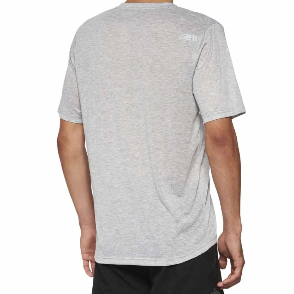 100% Airmatic Mesh Kortskjortet Enduro-sykkeltrøye, Grey, S