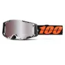 100% Armega Blacktail Briller, Black, Hiper Silver Mirror/CAT3