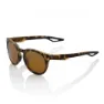100% Campo Polariserte Solbriller, Soft tact havana, Bronze Peakpolar/CAT3