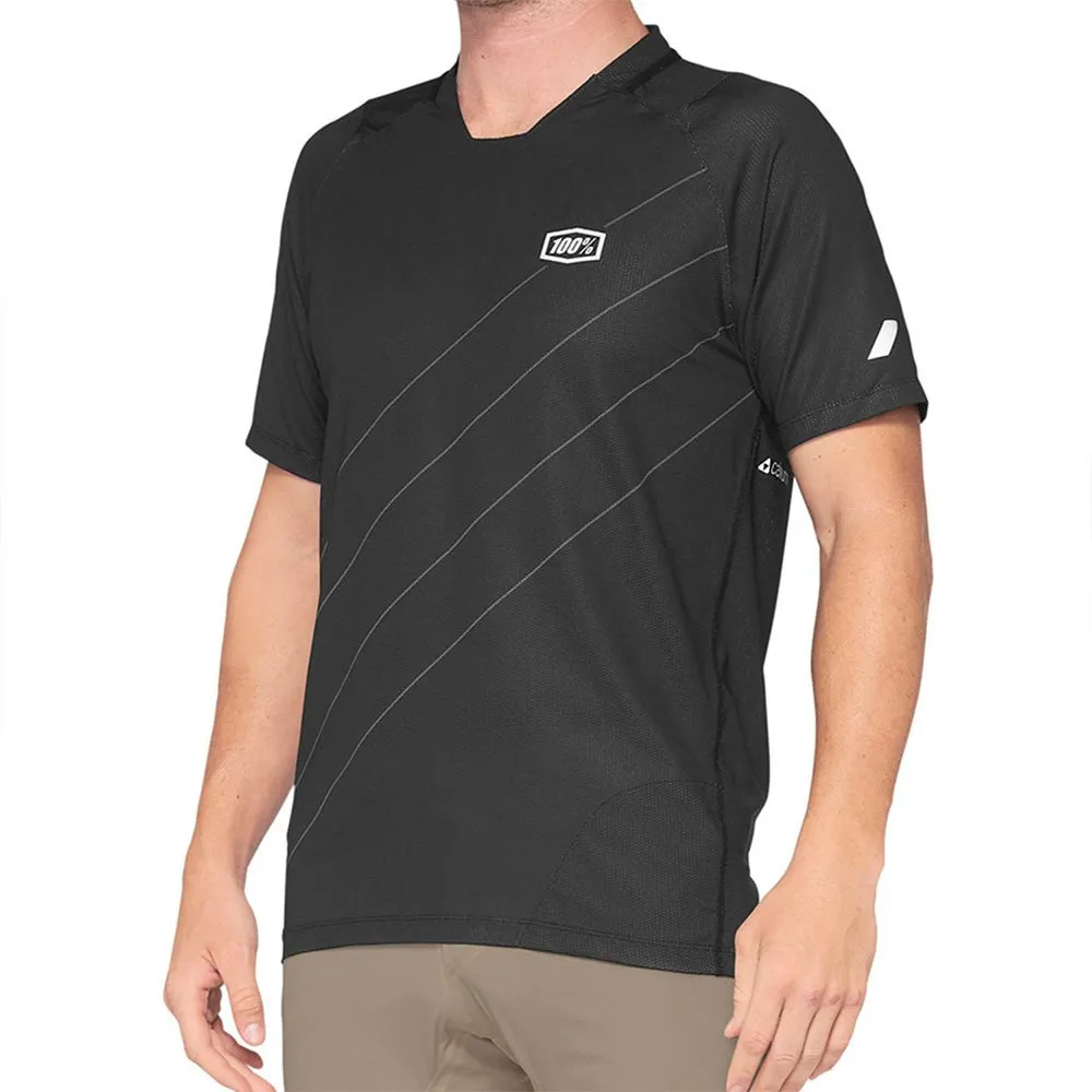 100% Celium Kortarmet T-skjorte, Dark grey / black, L