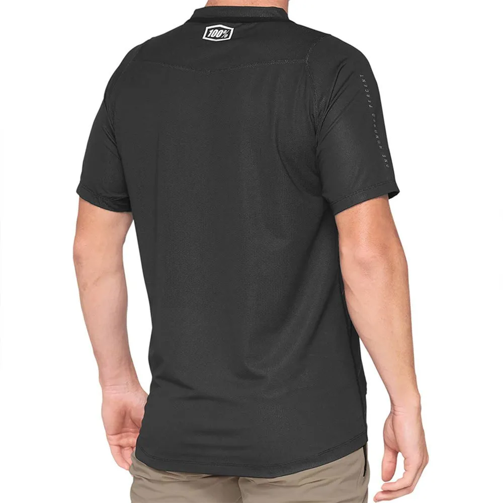 100% Celium Kortarmet T-skjorte, Dark grey / black, L