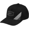100% Cornerstone X-fit Snapback-lue, Black / grey