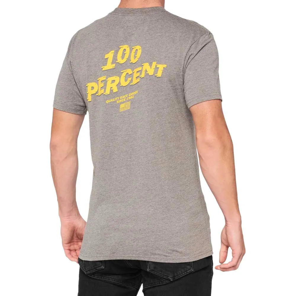 100% Dakota Kortarmet T-skjorte, Heather grey, XL