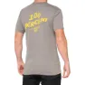 100% Dakota Kortarmet T-skjorte, Heather grey, XL