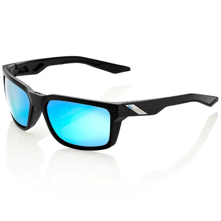 100% Daze Speilbriller, Matte black, Hiper Blue Multilayer Mirror/CAT3
