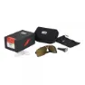 100% Eastcraft Soft Tact Black Soft Gold Mirror Hiper Lens Solbriller unisex, Black / gold, One Size