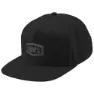 100% Enterprise Snapback-lue, Black / charcoal