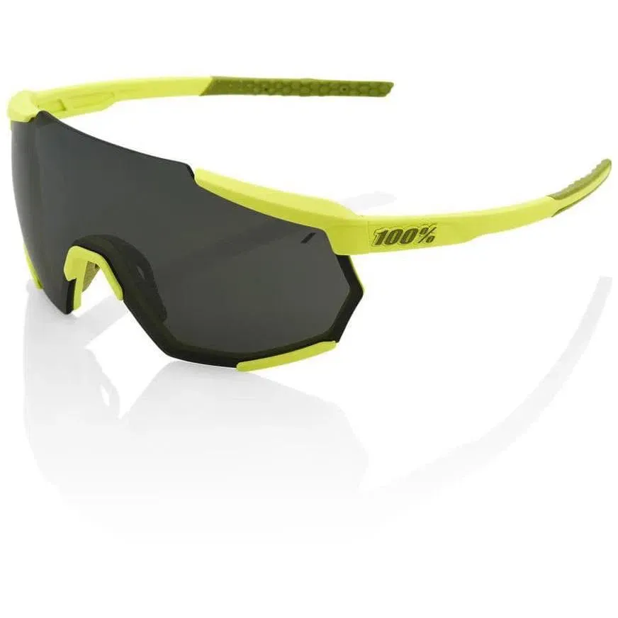 100% Eyewear Racetrap Soft Tact, Banana black mirror lens