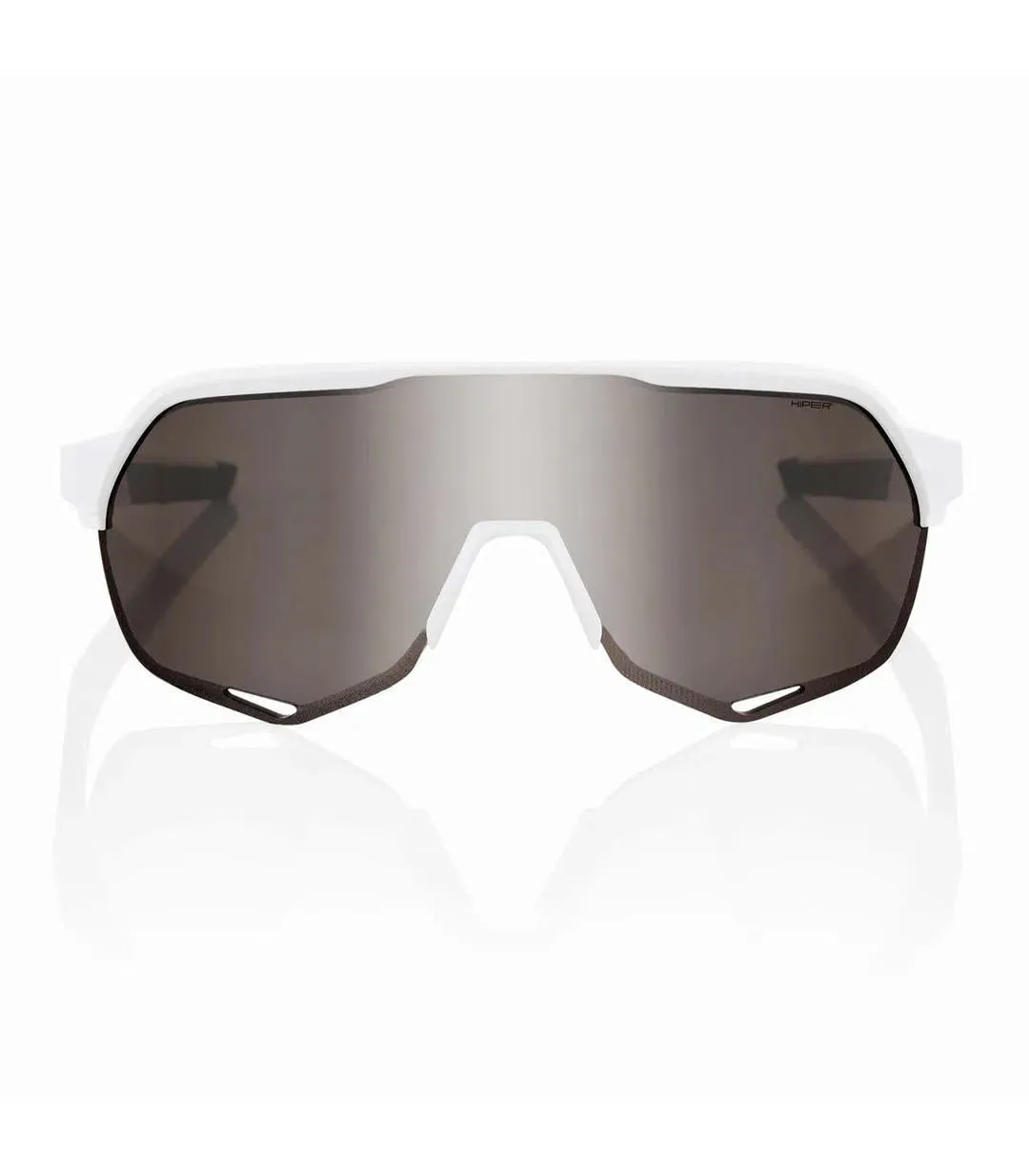 100% Eyewear S2 BORA Hans Grohe Team White, Hiper silver mirror