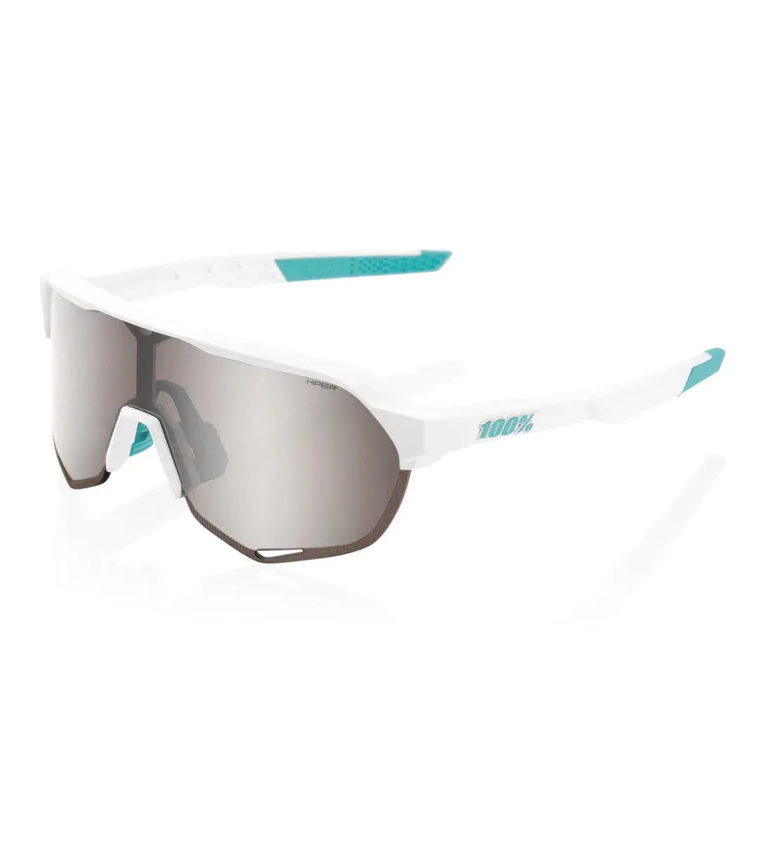 100% Eyewear S2 BORA Hans Grohe Team White, Hiper silver mirror