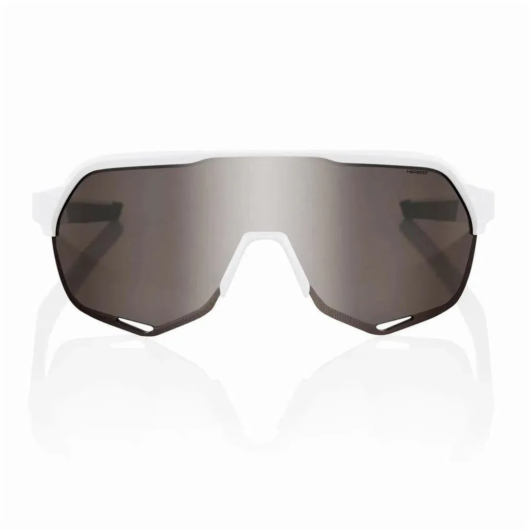 100% Eyewear S2 BORA Hans Grohe Team White, Hiper silver mirror