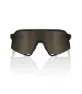 100% Eyewear S3 Soft Tact Black, Soft gold lens
