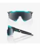 100% Eyewear Speedcraft Soft Tact Celeste Green/Cement Grey, Black mirror len