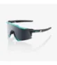 100% Eyewear Speedcraft Soft Tact Celeste Green/Cement Grey, Black mirror len