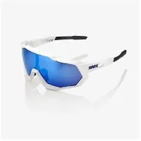 100% Eyewear Speedtrap Matte White with 100% Eyewear Speedtrap Matte White with