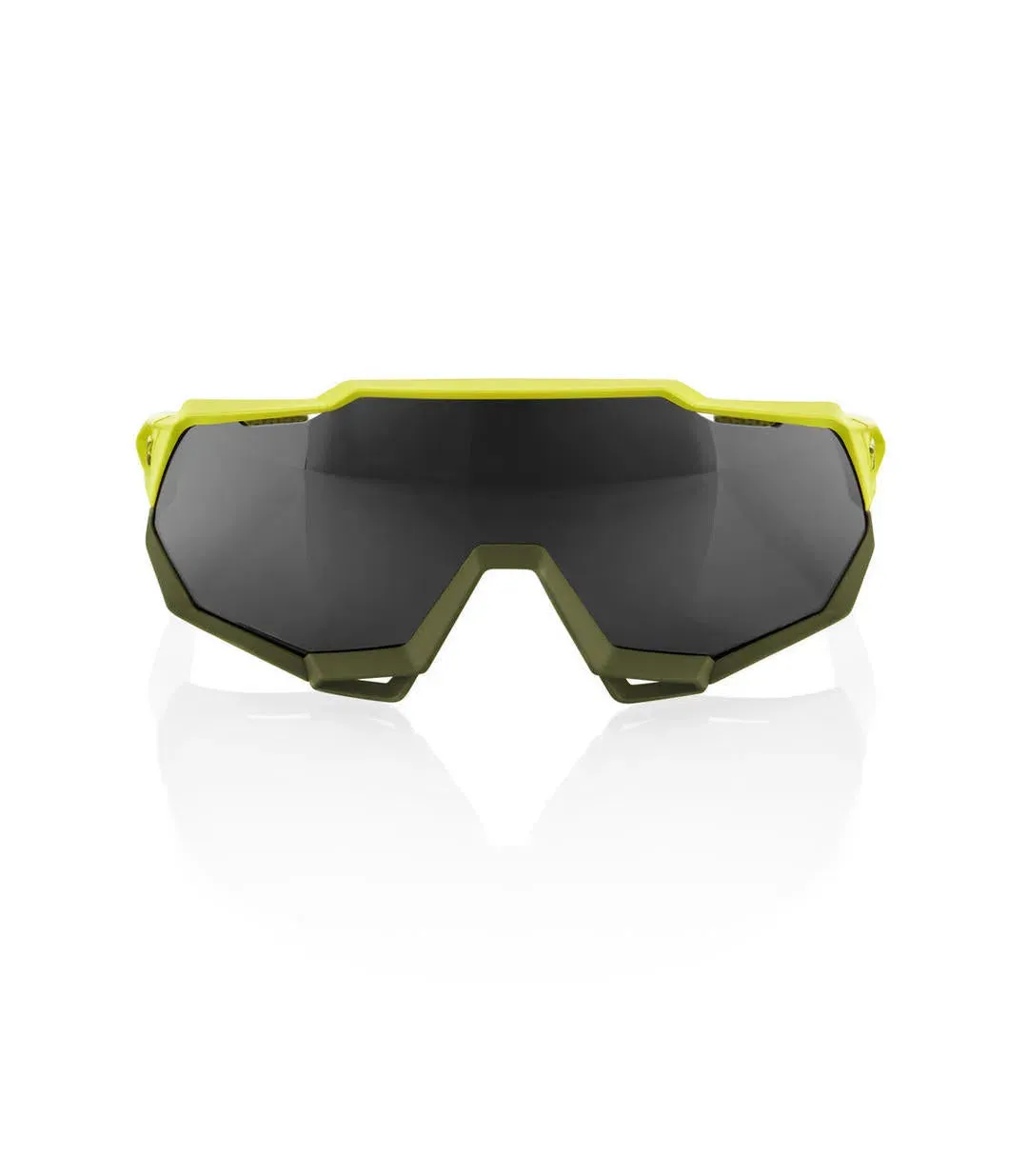 100% Eyewear Speedtrap Soft Tact, Banana black mirror lens