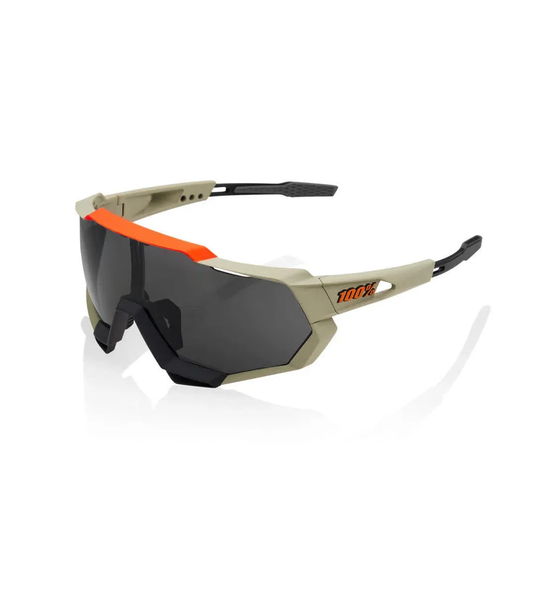 100% Eyewear Speedtrap Soft Tact Quicksand, Smoke lens 100% Eyewear Speedtrap Soft Tact Quicksand, Smoke lens