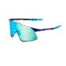 Matte metallic into the fade/blue topaz multilayer mirror lens