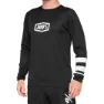 100% R-core Langarmet T-skjorte, Black / white, S