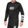 100% R-core Langarmet T-skjorte, Black / white, S