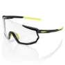 100% Racetrap 3.0 Foto Kromatiske Solbriller, Gloss black, Photocromic/CAT1-3