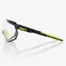 100% Racetrap 3.0 Foto Kromatiske Solbriller, Gloss black, Photocromic/CAT1-3