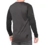 100% Ridecamp Langermet Trøye, Black / charcoal, M