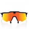 100% Speedcraft Air Solbriller, Soft tact black, Hiper Red Multilayer/CAT3