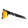 100% Speedcraft Air Solbriller, Soft tact black, Hiper Red Multilayer/CAT3