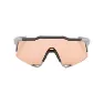 100% Speedcraft Eyewear, Soft tact stone grey hiper coral lens