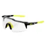 100% Speedcraft Foto Kromatiske Solbriller, Gloss black, Photochromic Mirror/CAT1-3