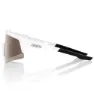 100% Speedtrap Xs Solbriller, Matt white, Blue Multilayer Mirror/CAT3