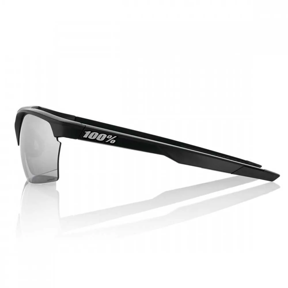 100% Sportcoupe Solbriller, Matte black, Hiper Silver Mirror/CAT3