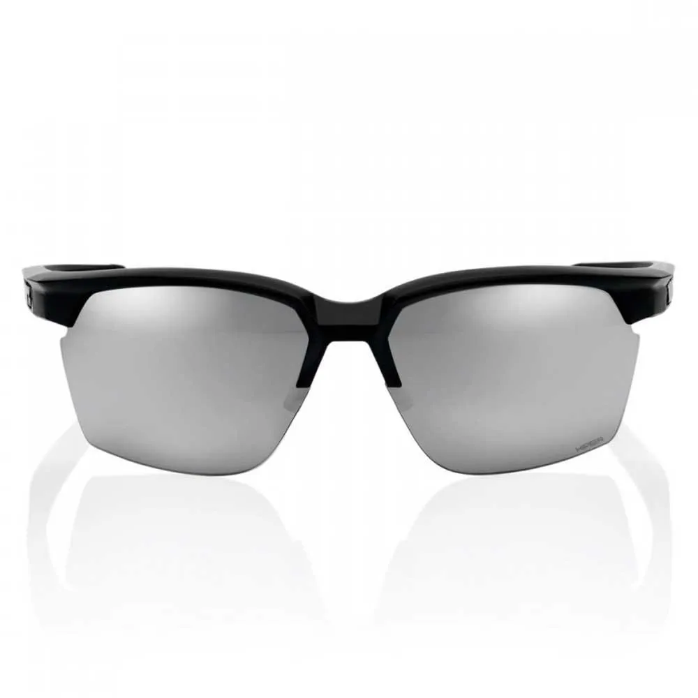 100% Sportcoupe Solbriller, Matte black, Hiper Silver Mirror/CAT3