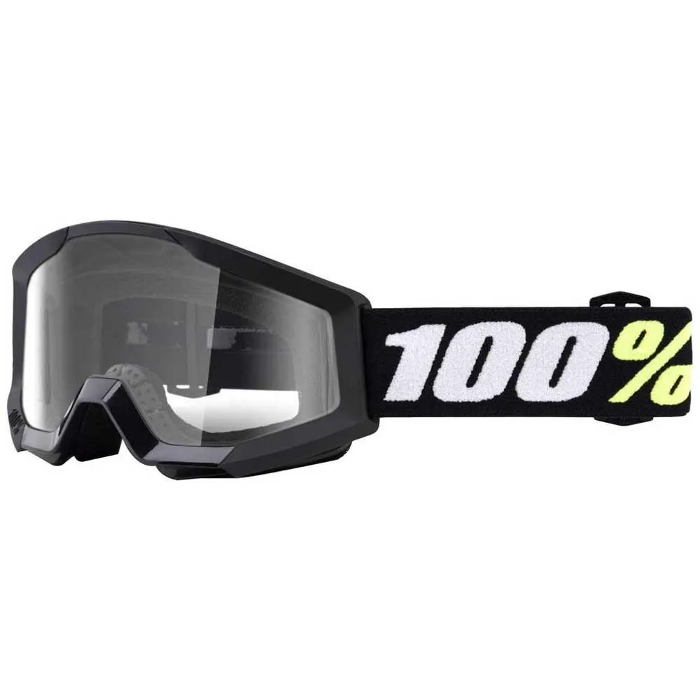 100% Strata Mini Junior Briller, Black mirror, Clear/CAT0