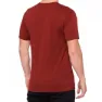 100% Threat Kortarmet T-skjorte, Terracotta, XL