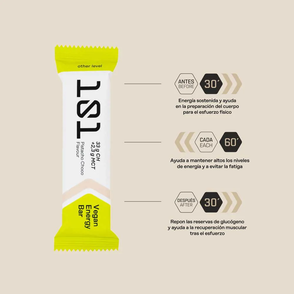 101 Other Level Eske Med Veganske Energibarer Sjokolade Og Pistasj 51g 30 Enheter, One size 101 Other Level Eske Med Veganske Energibarer Sjokolade Og Pistasj 51g 30 Enheter, One size