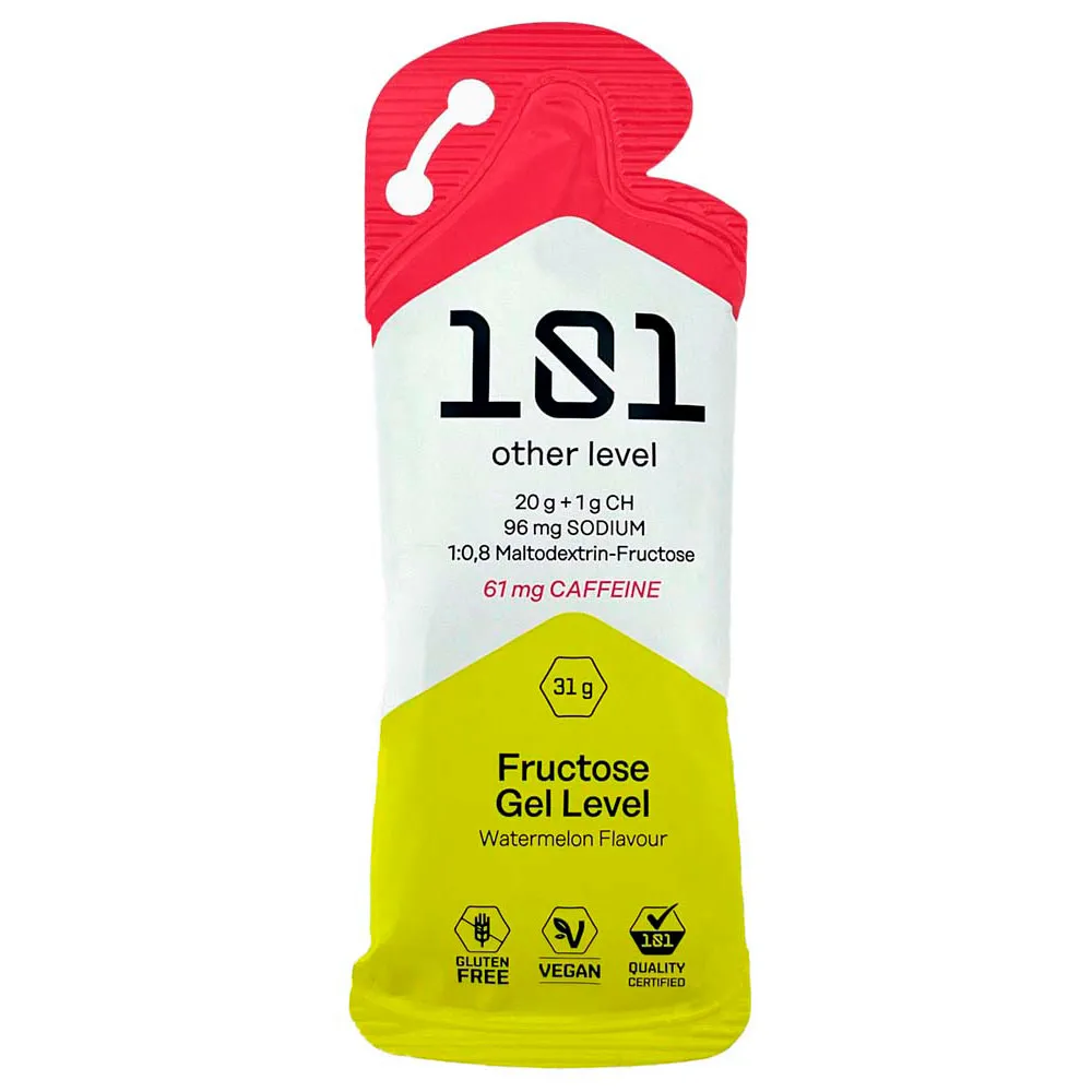 101 Other Level Fructose Gel Level Boks Med Energigeler 31g 24 Enheter
