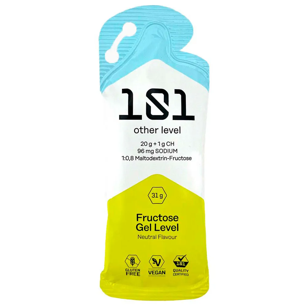 101 Other Level Fructose Gel Level Boks Med Energigeler Nøytral Smak 31g 24 Enheter, One size