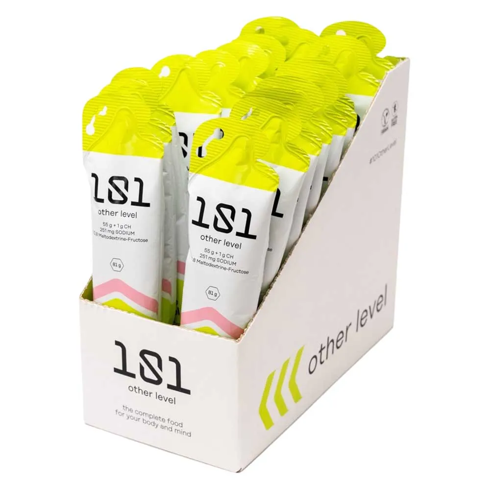 101 Other Level Fructose Level Boks Med Energigeler Fløte Og Jordbær 81g 24 Enheter, One size 101 Other Level Fructose Level Boks Med Energigeler Fløte Og Jordbær 81g 24 Enheter, One size