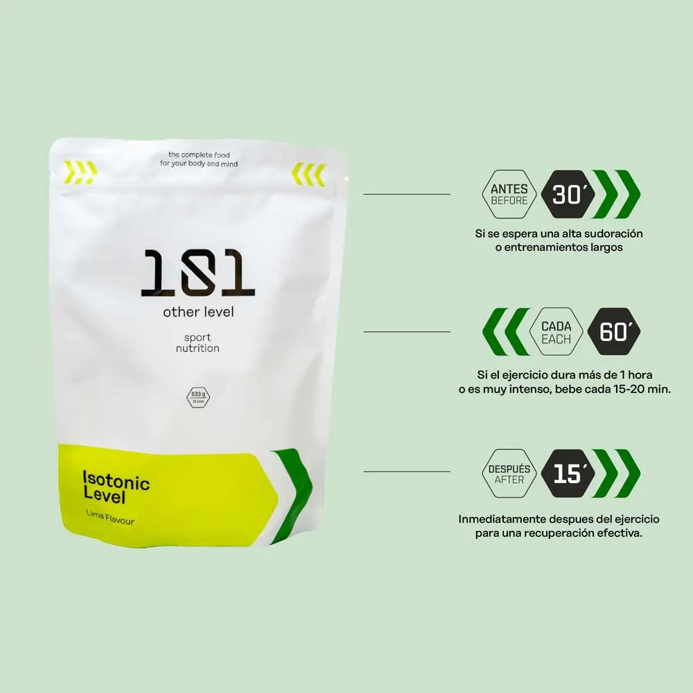 101 Other Level Isotonisk Pulverdrikk Lime 533g, One size