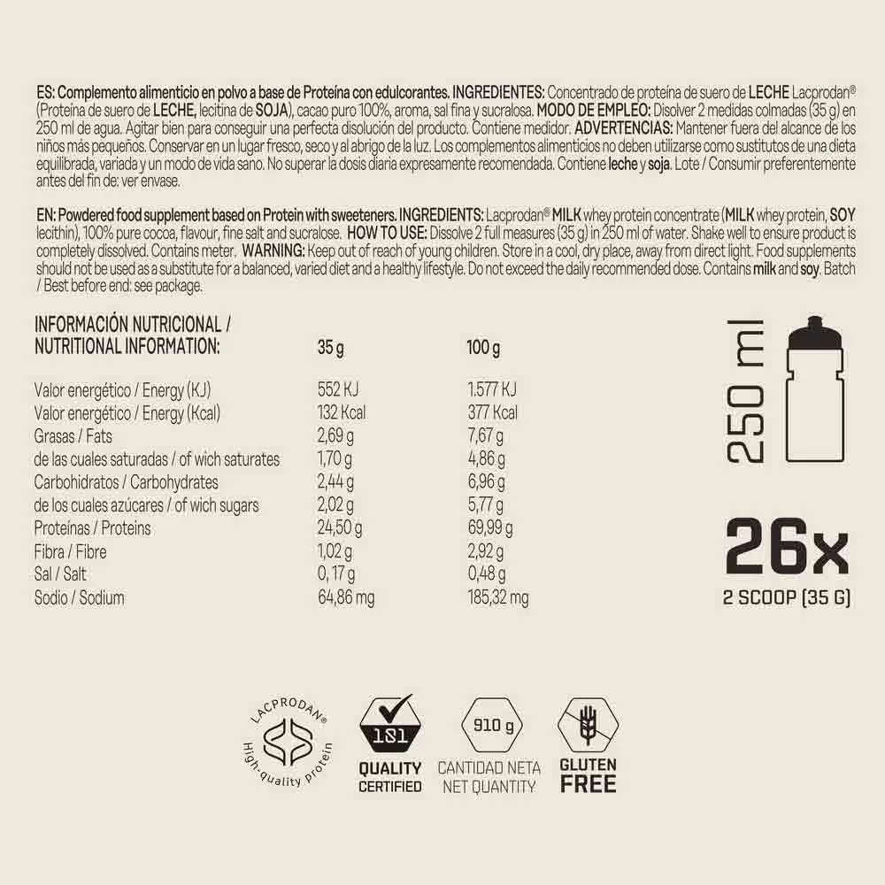 101 Other Level Lacprodan Myseprotein Sjokolade 910g, Multicolour, One Size