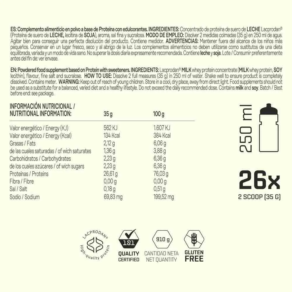101 Other Level Lacprodan Myseprotein Vanilje 910g, Multicolour, One Size