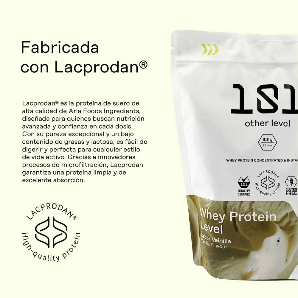 101 Other Level Lacprodan Myseprotein Vanilje 910g, Multicolour, One Size