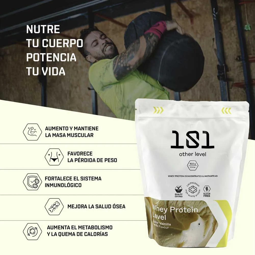 101 Other Level Lacprodan Myseprotein Vanilje 910g, Multicolour, One Size