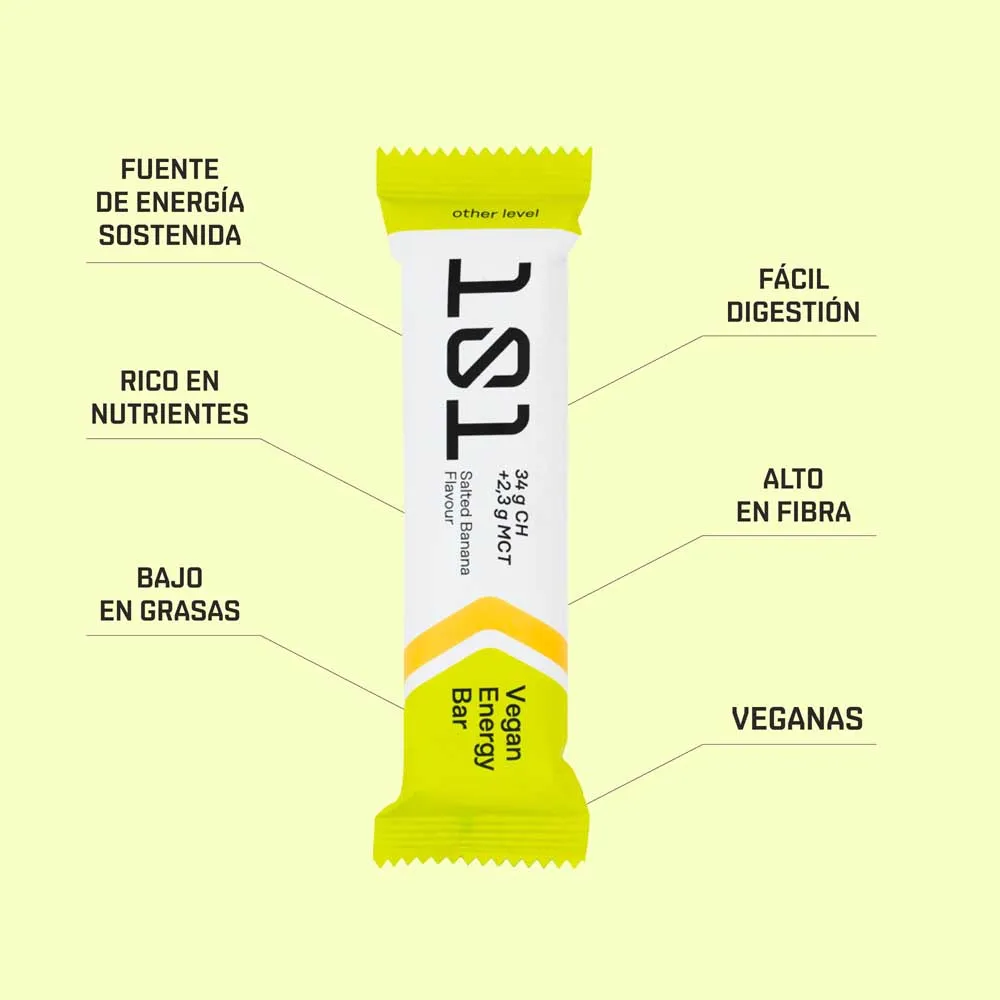 101 Other Level Vegan Energibar Boks Banan 51g 30 Enheter, One size