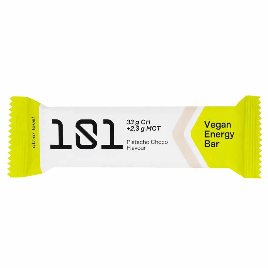 101 Other Level Vegan Energibar Boks Sjokolade& Pistasj&banan 51g 10 Enheter, Multicolour, One Size