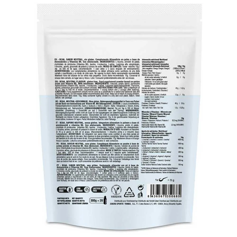 226ERS Bcaa 8:1:1 Protein Nøytral Smak 300g, One size