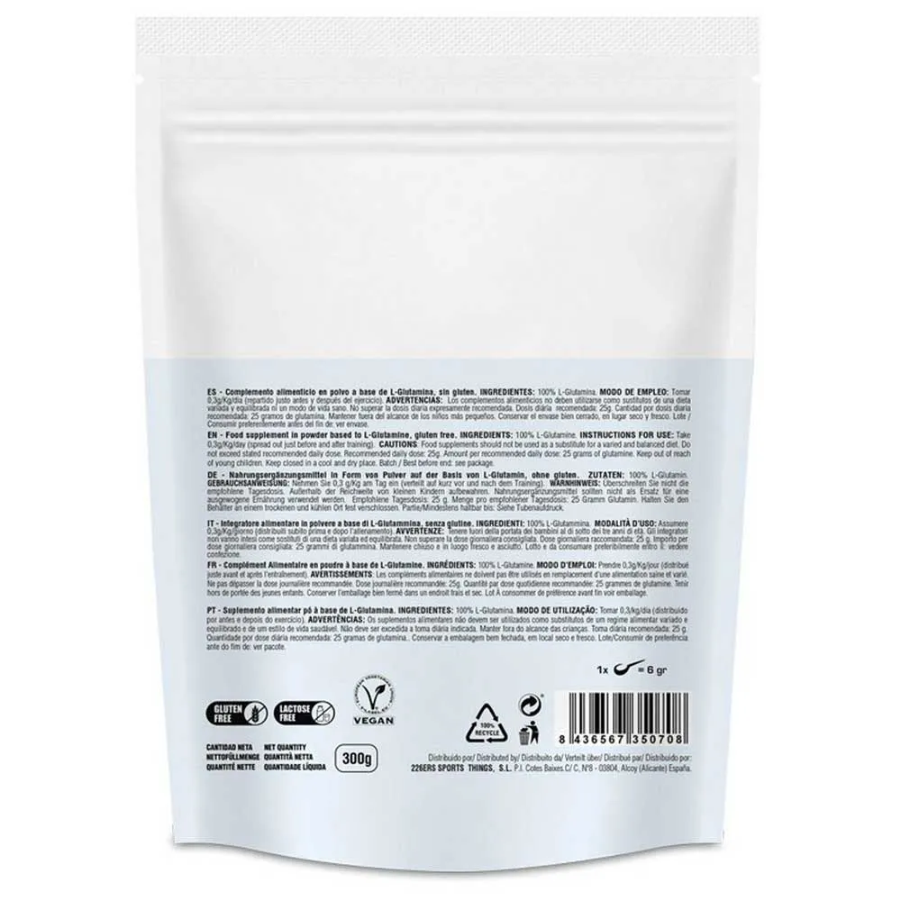 226ERS Glutamin Nøytral Smak 300g, One size